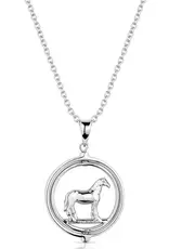 Montana Silversmiths AQHA Horses of The World Necklace