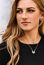 Montana Silversmiths Crystal Trot Turquoise Necklace