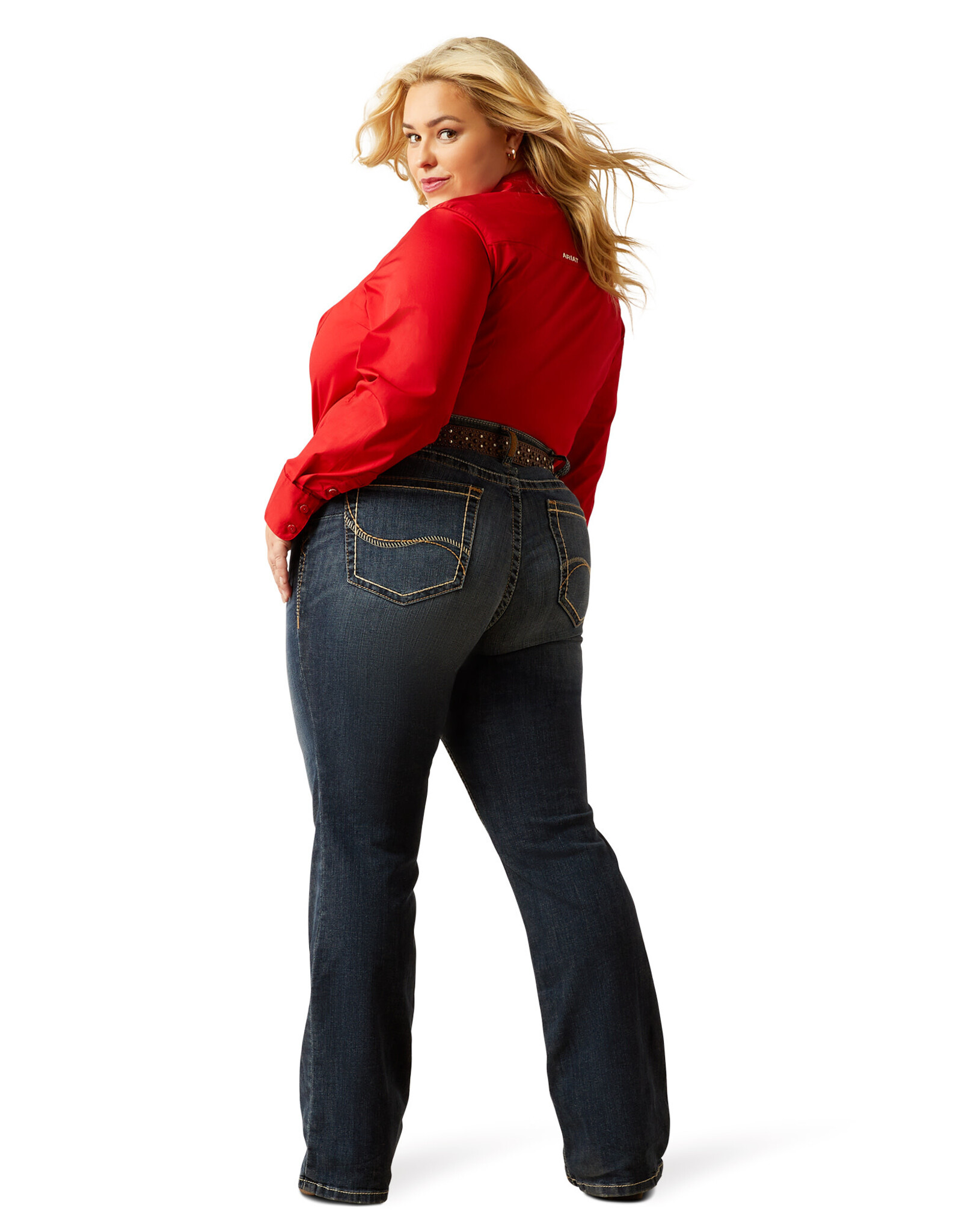 Ariat Ariat Womens Mid Rise Missouri Lilla Boot Cut Denim Western Riding Jean ~ Sizes 24 - 26W