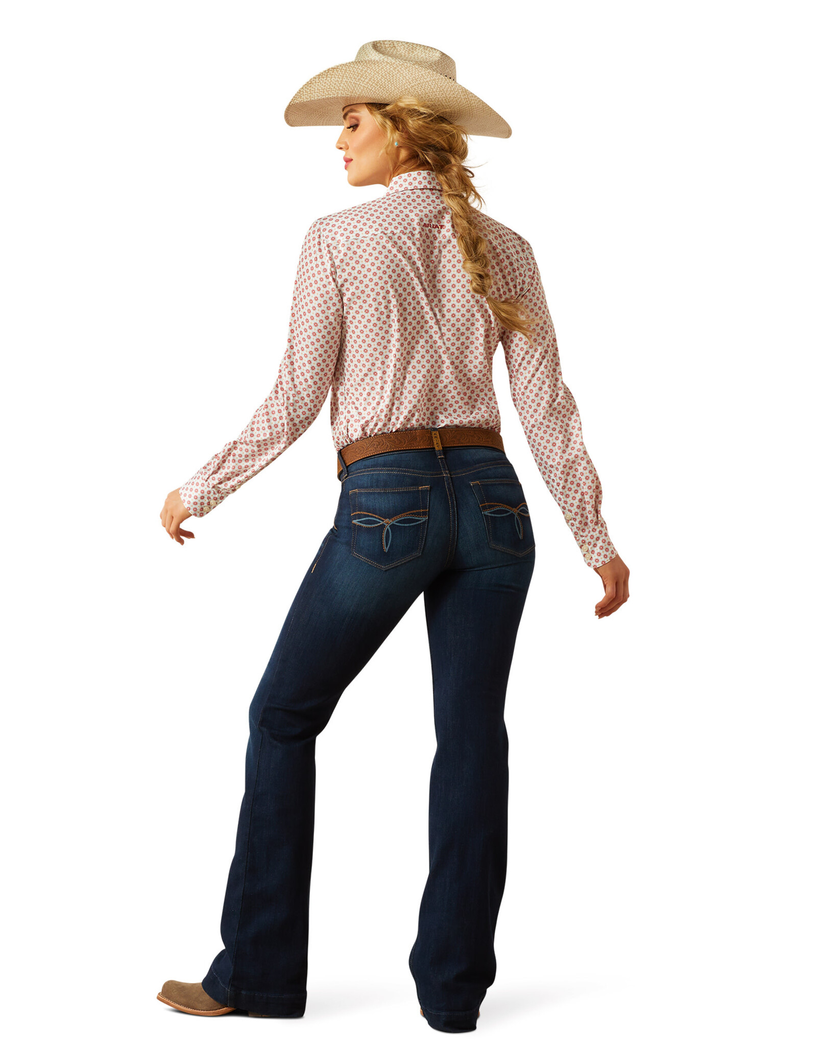 Ariat Ariat Womens Perfect Rise Julianna Pennsylvania Trouser Denim Western Riding Jean