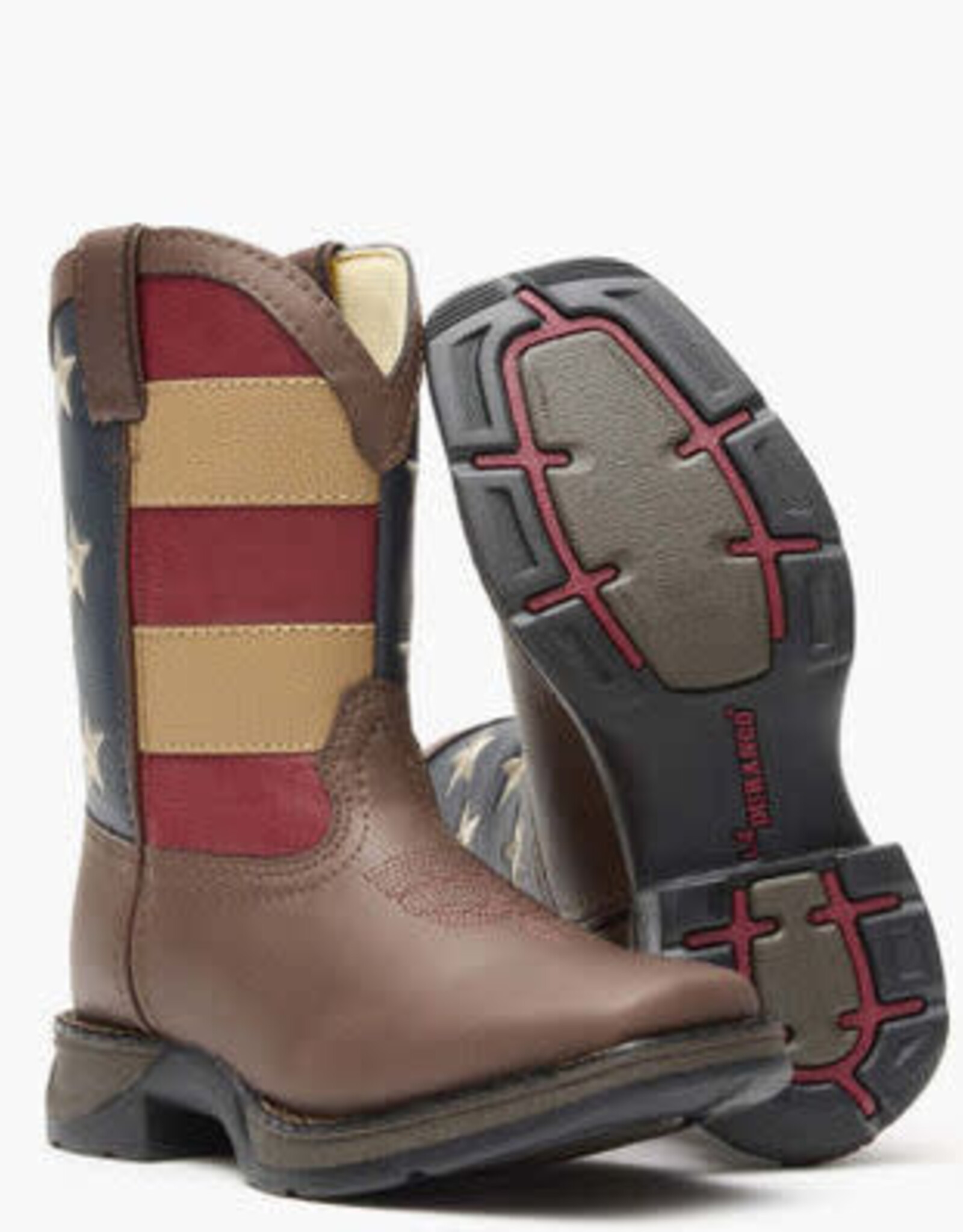Durango LIL' Durango Kid's Patriotic Western Flag Square Toe Cowboy Boot