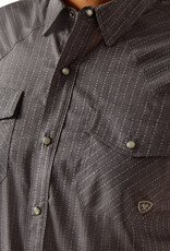 Ariat Ariat Mens Grey Western Venttek Short Sleeve Snap Shirt
