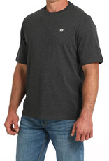 Cinch Mens Cinch Heather Black Short Sleeve T Shirt