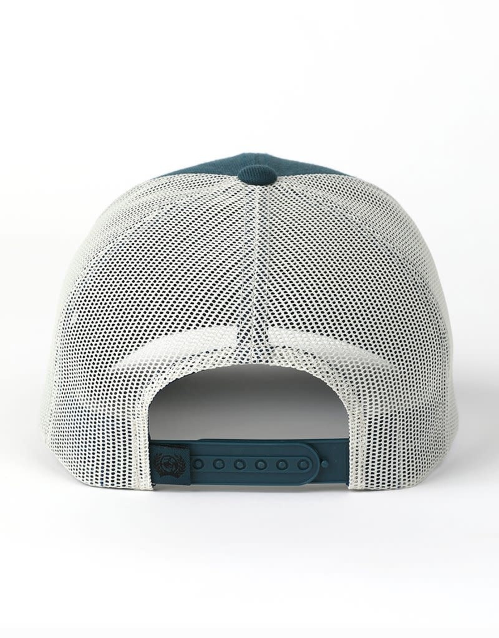 Cinch Cinch Teal Blue American Flag Mesh Snapback Trucker Ball Cap