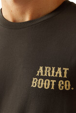 Ariat Mens Ariat Cocky Cowboy Vintage Black T Shirt