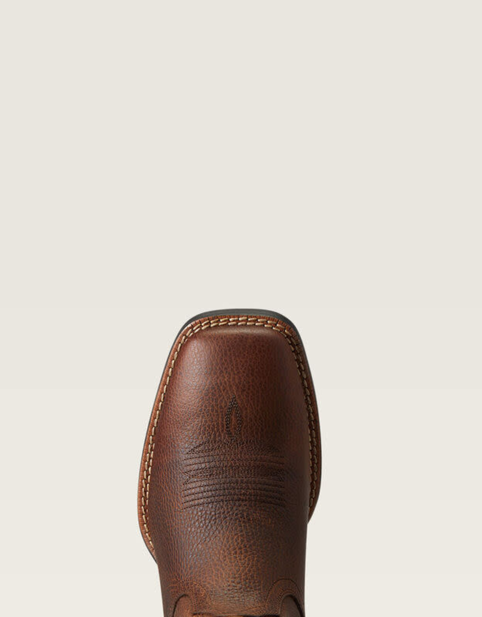 Ariat Mens Ariat  Oiled Brown Square Toe  11" Boot With American Flag Top
