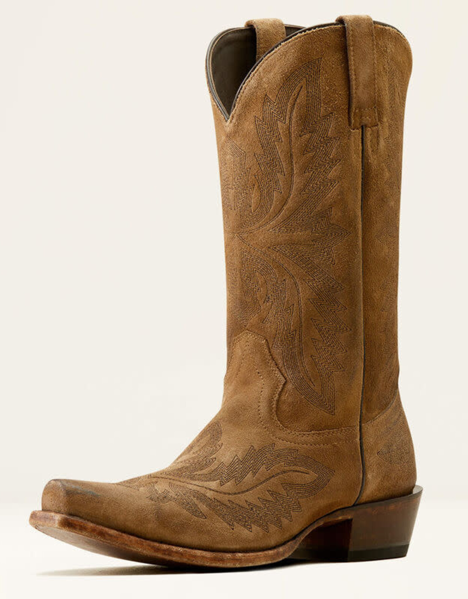 Ariat Mens Ariat  Ryman Roughout Snip Toe Western Cowboy Boot