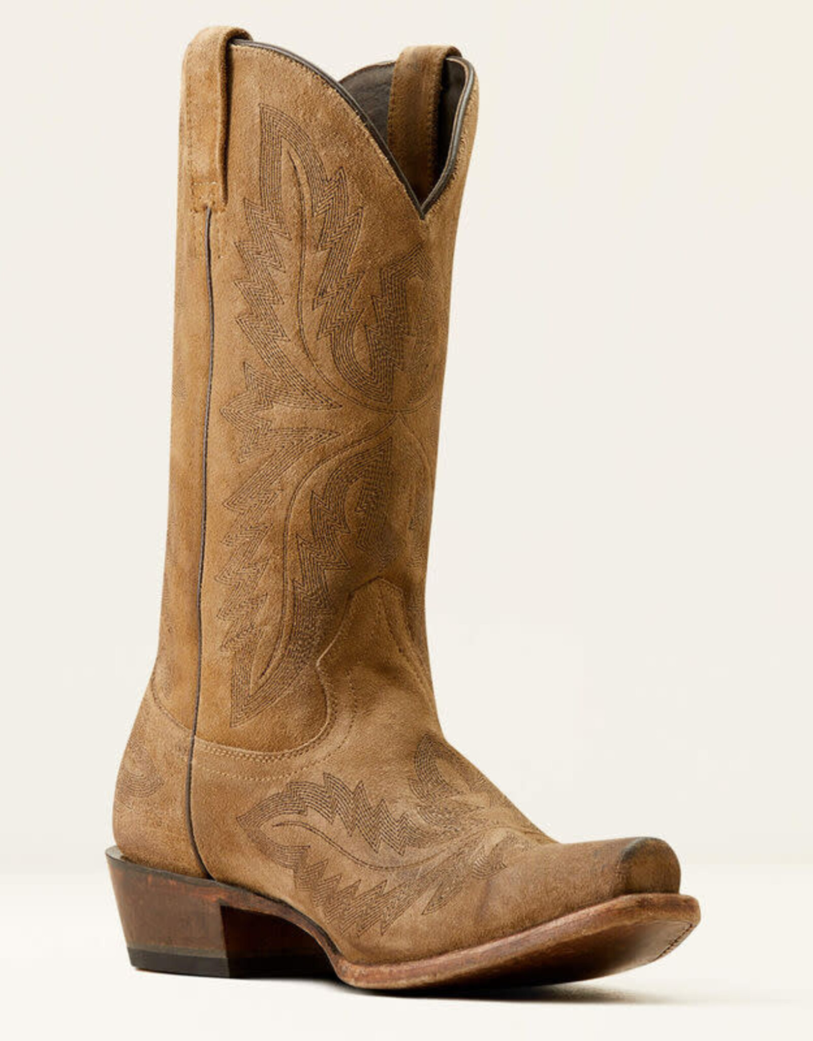 Ariat Mens Ariat  Ryman Roughout Snip Toe Western Cowboy Boot