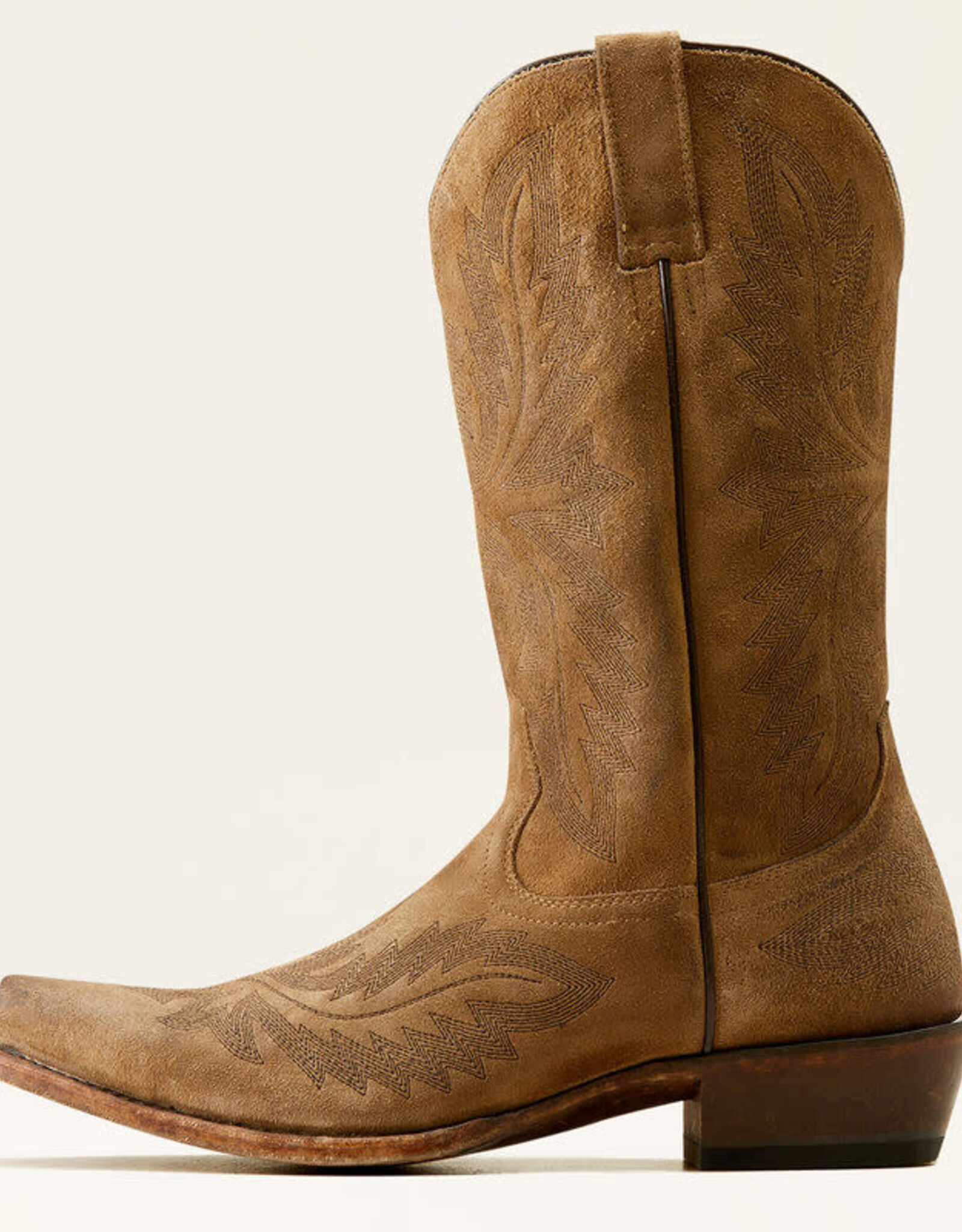 Ariat Mens Ariat  Ryman Roughout Snip Toe Western Cowboy Boot