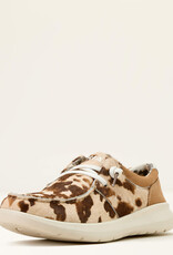 Ariat Womens Ariat Tan And White Hair On Cow Print Hilo Casual Shoe