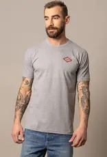 Mens Kimes Ranch Heather Grey San Juan Short Sleeve Logo T Shirt
