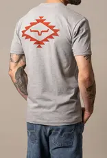 Mens Kimes Ranch Heather Grey San Juan Short Sleeve Logo T Shirt