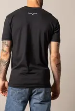 Mens Kimes Ranch Stability Black USA Flag Short Sleeve T Shirt