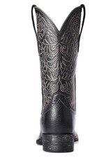 Ariat Womens Ariat Round Up Remuda Black Deertan Cowboy Boot