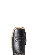 Ariat Womens Ariat Round Up Remuda Black Deertan Cowboy Boot