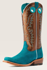 Ariat Womens  Ariat Futurity Boon Turquoise Roughout Western Cowboy Boot
