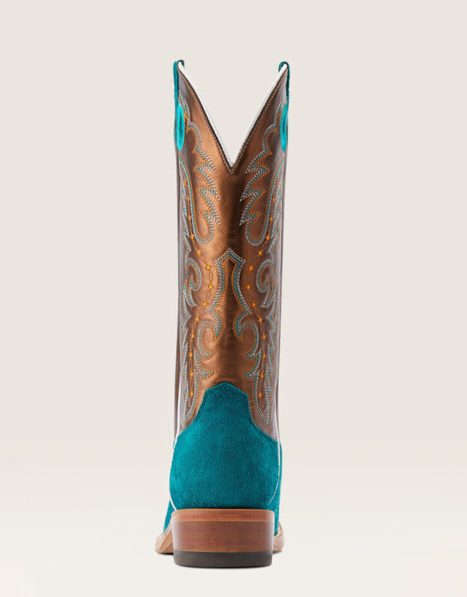Ariat Womens  Ariat Futurity Boon Turquoise Roughout Western Cowboy Boot