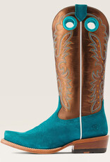 Ariat Womens  Ariat Futurity Boon Turquoise Roughout Western Cowboy Boot
