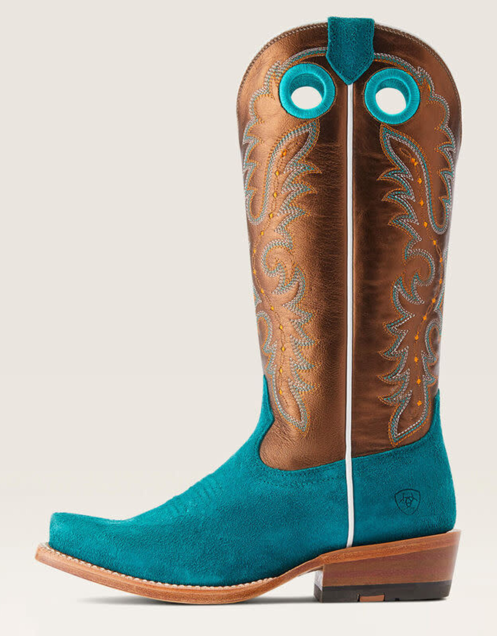 Ariat Womens  Ariat Futurity Boon Turquoise Roughout Western Cowboy Boot