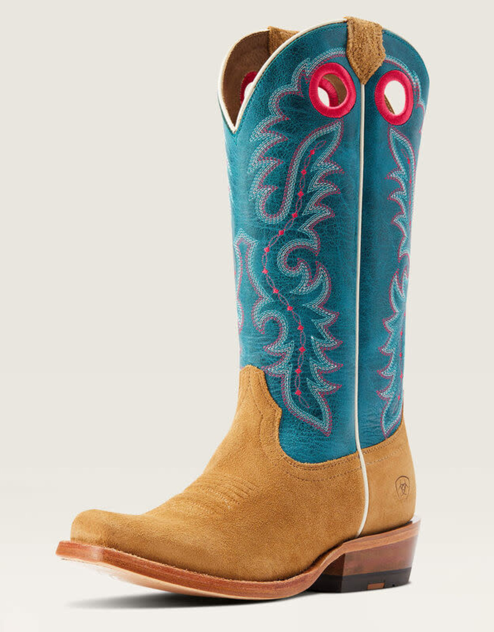Ariat Womens  Ariat Futurity Boon Buckskin Roughout Western Cowboy Boot