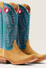Ariat Womens  Ariat Futurity Boon Buckskin Roughout Western Cowboy Boot