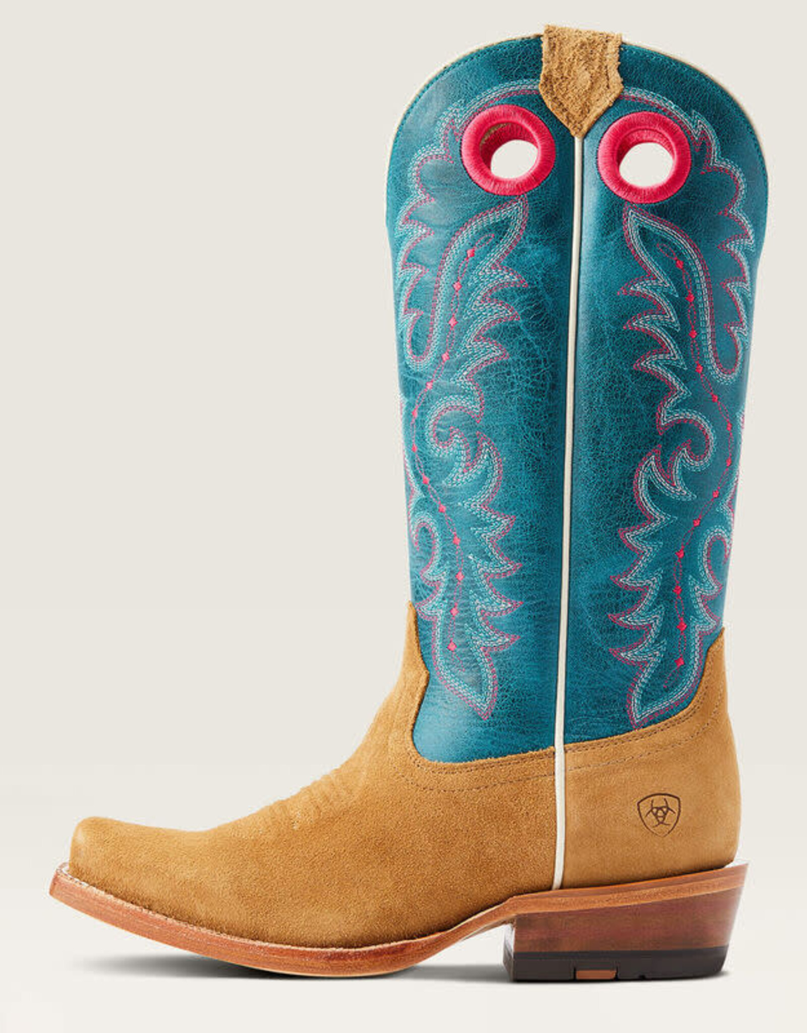 Ariat Womens  Ariat Futurity Boon Buckskin Roughout Western Cowboy Boot
