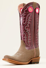 Ariat Womens  Ariat Futurity Boon Smokey Roughout Western Cowboy Boot