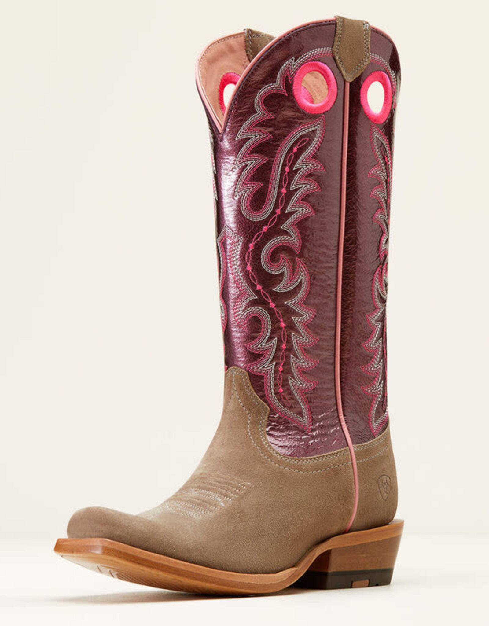Ariat Womens  Ariat Futurity Boon Smokey Roughout Western Cowboy Boot