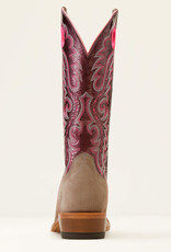 Ariat Womens  Ariat Futurity Boon Smokey Roughout Western Cowboy Boot