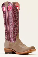 Ariat Womens  Ariat Futurity Boon Smokey Roughout Western Cowboy Boot