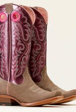 Ariat Womens  Ariat Futurity Boon Smokey Roughout Western Cowboy Boot