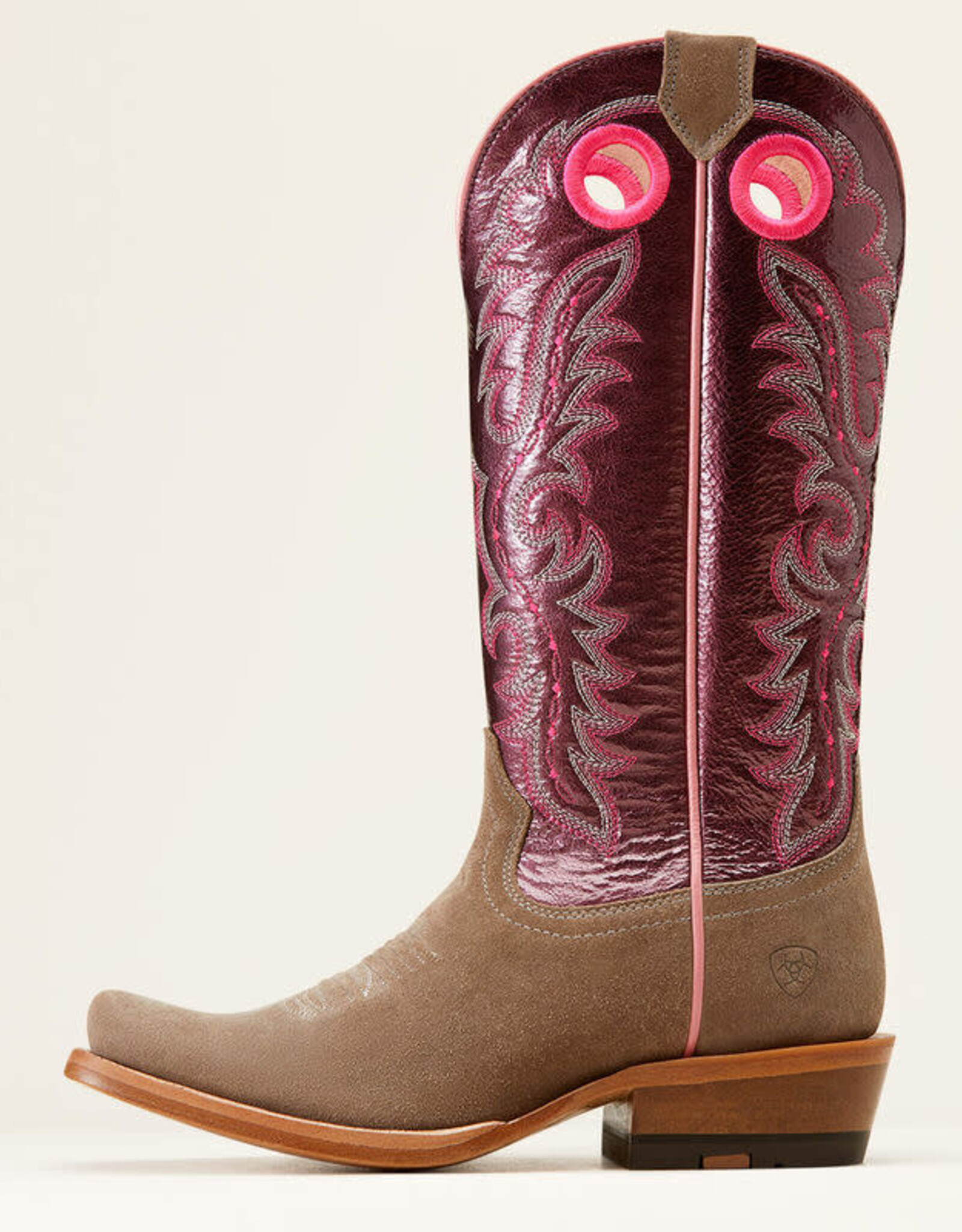 Ariat Womens  Ariat Futurity Boon Smokey Roughout Western Cowboy Boot