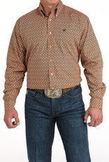 Cinch Mens Cinch Coral Print Long Sleeve Western Button Arena Shirt