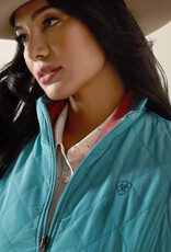 Ariat Ariats Womens Teal Dilon 2.0 Insulated Fleece Reversible Vest