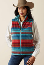 Ariat Ariats Womens Teal Dilon 2.0 Insulated Fleece Reversible Vest