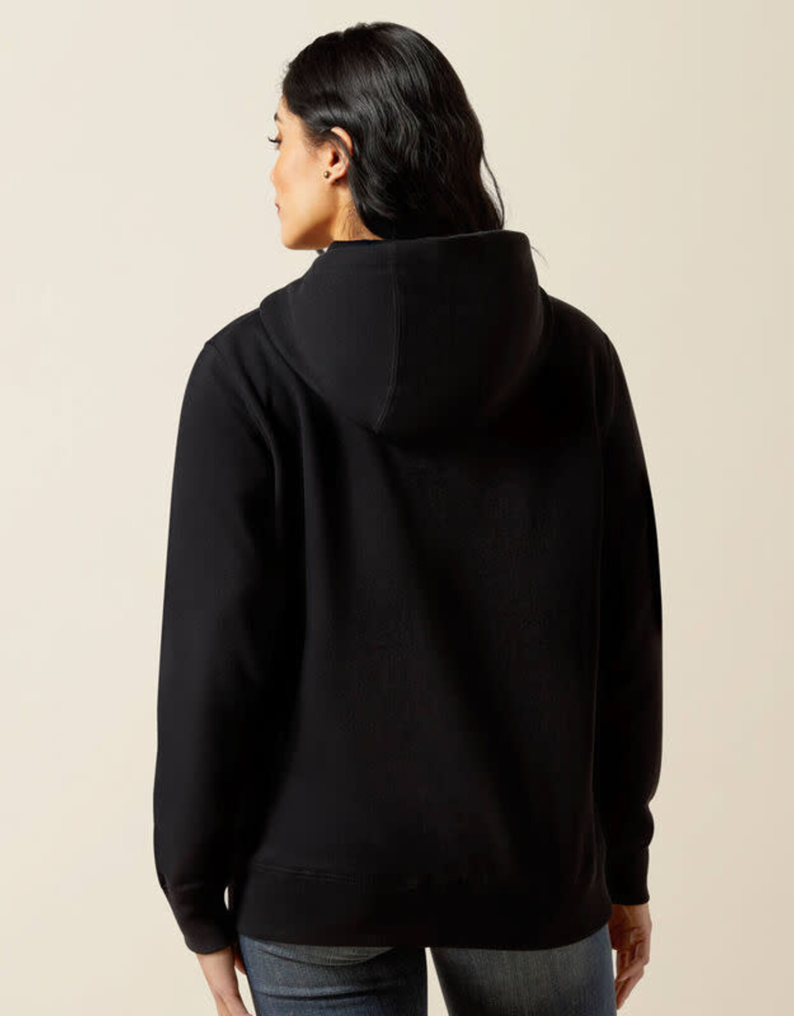 Ariat Ariat Womens Black Boot Stitch Pullover Hoodie ~ Plus Sizes