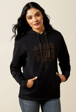 Ariat Ariat Womens Black Boot Stitch Pullover Hoodie ~ Plus Sizes