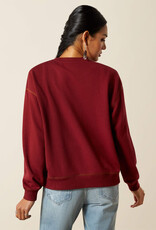 Ariat Ariat Womens Cabernet Lasso Cowboy Crewneck Sweatshirt