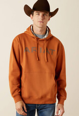 Ariat Mens Ariat Logo Contrasting Hood Western Pullover Hoodie