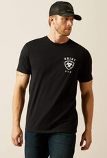 Ariat Mens Ariat Black Faded Bull Short Sleeve T Shirt