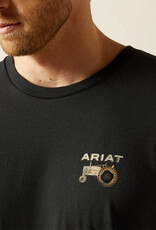 Ariat Mens Ariat Black Tractor Short Sleeve T Shirt