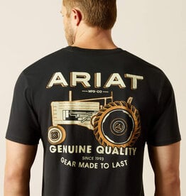Ariat Mens Ariat Black Tractor Short Sleeve T Shirt
