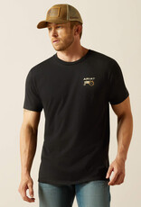 Ariat Mens Ariat Black Tractor Short Sleeve T Shirt