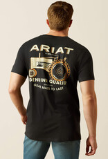 Ariat Mens Ariat Black Tractor Short Sleeve T Shirt