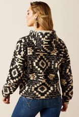Ariat Ariat Womens Essential Black Cream Southwest Pullover Hoodie