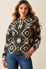 Ariat Ariat Womens Essential Black Cream Southwest Pullover Hoodie