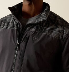 Ariat Ariat Mens Pioneer Stretchshell Aztec Charcoal Grey Jacket