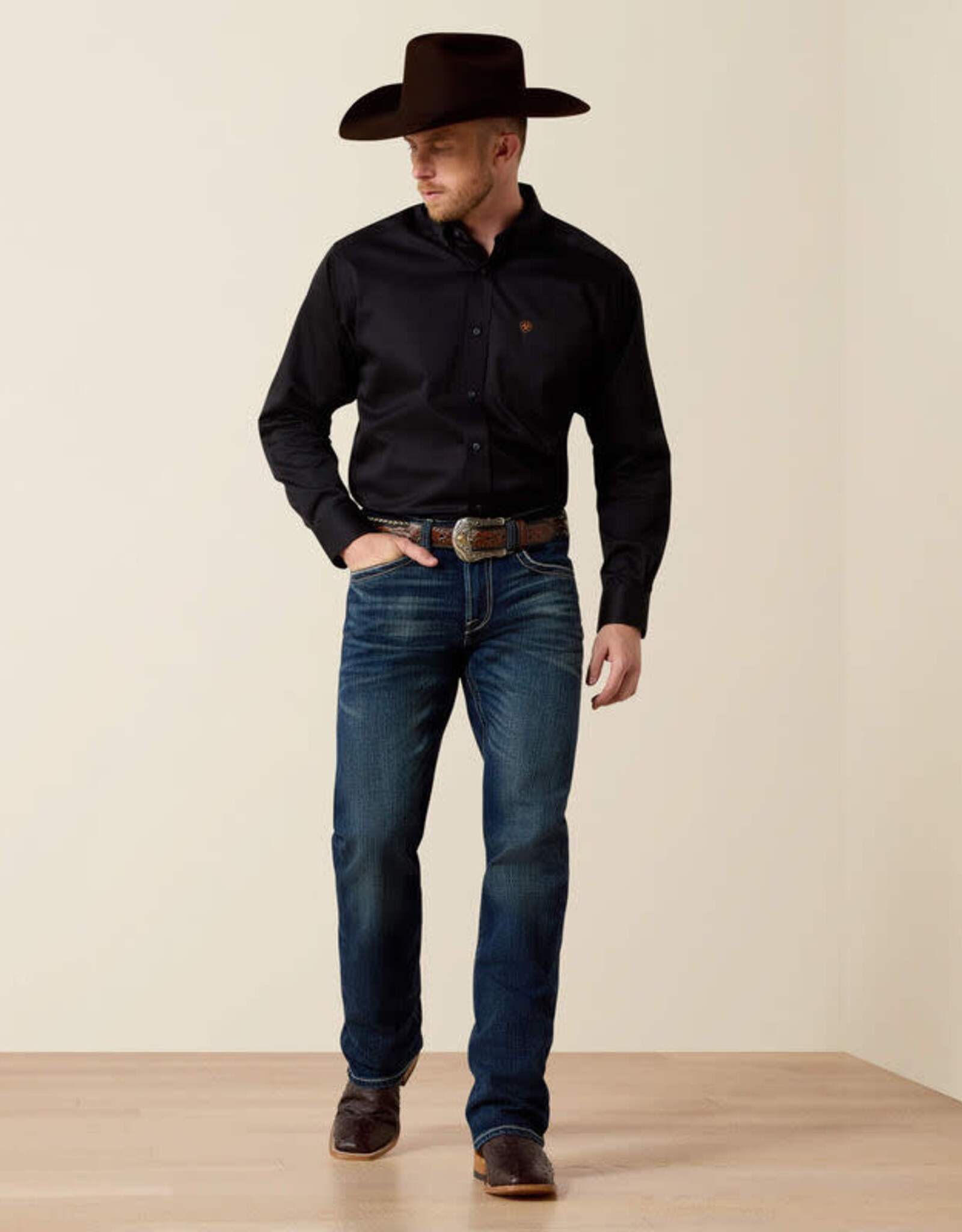 Ariat Ariat Mens Turnout Adkins Stretch Jeans M4 Relaxed Boot Cut