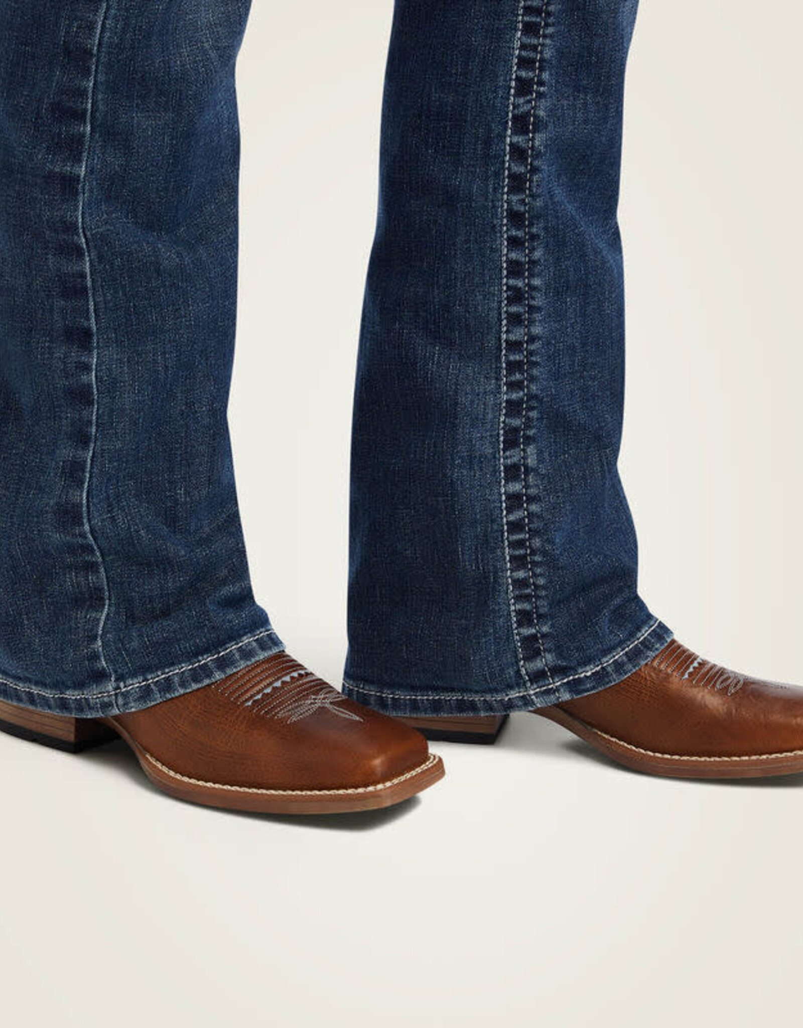 Ariat Ariat Womens Mid Rise Canadian Raquel Boot Cut Denim Western Riding Jean ~ Plus Sizes Available