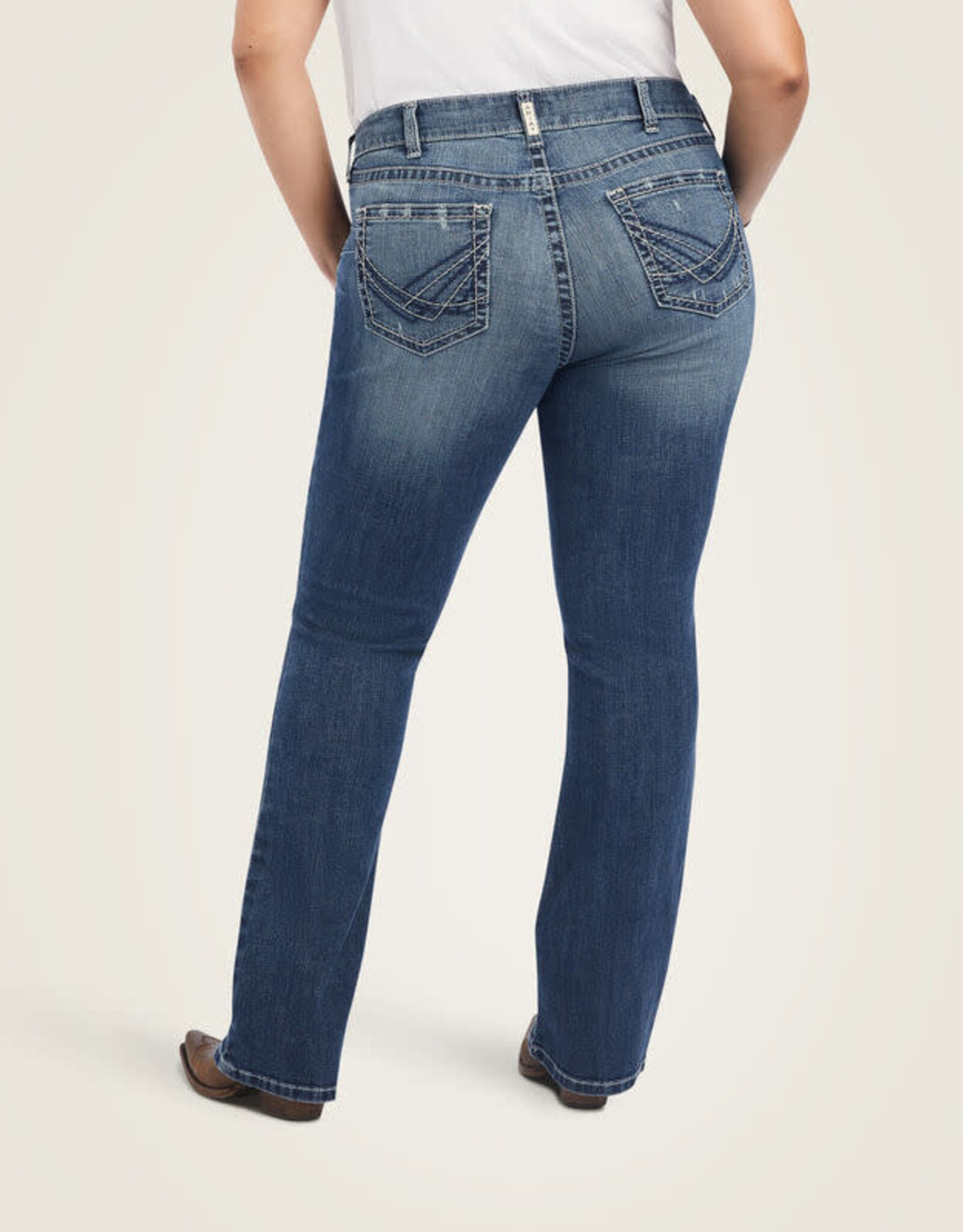 Ariat Ariat Womens Mid Rise Canadian Raquel Boot Cut Denim Western Riding Jean ~ Plus Sizes Available